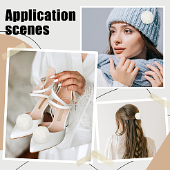 4 Stück Schuhclips aus Eisen&nbsp;HJEW-DC00173