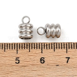 Anlaufgeschützte Kordelenden aus 201 Edelstahl&nbsp;X-STAS-R063-27