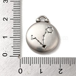 Ciondoli in acciaio inox 304&nbsp;STAS-L022-306AS-12