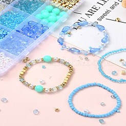 Kit fai da te per la creazione di gioielli con braccialetti di perline impilate in stile bohémien&nbsp;DIY-YW0011-48