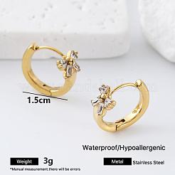 Boucles d'oreilles créoles en acier inoxydable 304 pour femmes&nbsp;UL3278