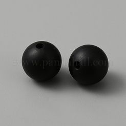 Perline rotonde in silicone ecologico per uso alimentare&nbsp;SIL-WH0012-037A