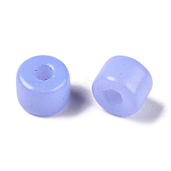 Cuentas de semillas de vidrio con pintura opaca para hornear&nbsp;SEED-T008-02R