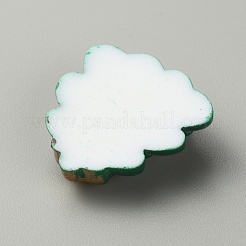 Cabochons en résine opaque sur le thème de Noël&nbsp;LS-RESI-WH0029-33D