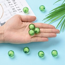 Perles en acrylique transparente&nbsp;TACR-S086-20mm-23