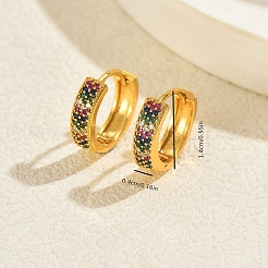 Orecchini a cerchio anello in ottone&nbsp;OA5119