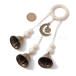 Cloches de sorcière en fer pour la protection des poignées de porte&nbsp;HJEW-JM02251