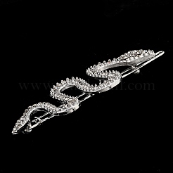 Legierung Strass Haarspangen&nbsp;PHAR-B085-02P