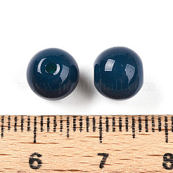 Perles de verre opaques de couleur unie&nbsp;X1-GLAA-N007-8mm-A06