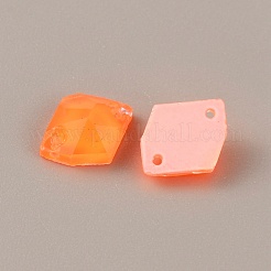 36 Stück Fluoreszenzglas-Anhänger&nbsp;GLAA-WH0035-13E