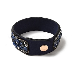 Armband aus Wildlederimitat mit Druckknöpfen&nbsp;BJEW-F428-11