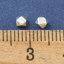 Abstandsperlen aus Messing mit Zahnstangenbeschichtung&nbsp;FIND-T071-03P-RS