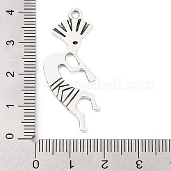 Pendentifs en alliage de style tibétain&nbsp;X-TIBEP-R304-010AS-LF