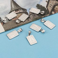Pendenti in acciaio inossidabile 304 anti-ossidazione&nbsp;LS-STAS-M245-22P