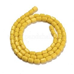 Abalorios opacas de vidrio hebras&nbsp;GLAA-G112-04O