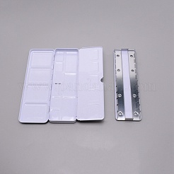 Eisen leere Aquarelldose Palette Farbkasten&nbsp;CON-WH0081-20A