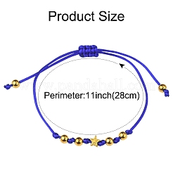 5 Stück Nylonfaden-Armbänder&nbsp;BJEW-FS00020