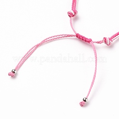 Pulseras trenzadas de cordón de poliéster encerado&nbsp;BJEW-JB05663-05
