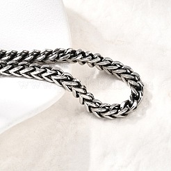 Weizenkettenarmbänder aus 304 Edelstahl für Männer und Frauen&nbsp;BJEW-B140-05P