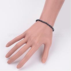 Bracelets extensibles de perles en verre&nbsp;BJEW-JB02308-03