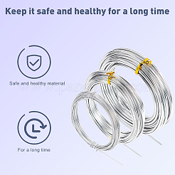 Fil d'artisanat rond en aluminium&nbsp;AW-PH0002-15B