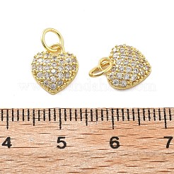 Ottone micro spianare pendenti zirconi&nbsp;KK-C092-24B-G
