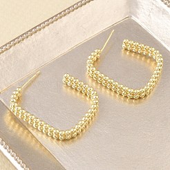 Orecchini a bottone in ottone da donna&nbsp;KK-CBAD851-34G