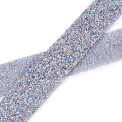 Glitzerharz Hotfix Strass (Schmelzkleber auf der Rückseite)&nbsp;OCOR-TA0002-02-40mm