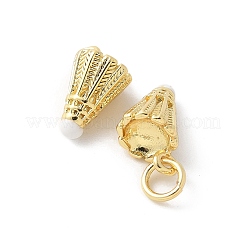 Pendentifs d'émail en laiton &nbsp;X-KK-P294-55G