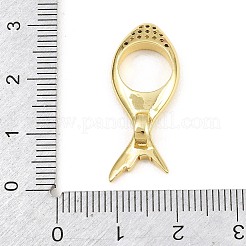Pendentifs en laiton zircon cubique transparent&nbsp;CU-CBAFB7D-01G