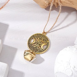Fer cloche pendentif décorations&nbsp;HJEW-JM02504-01