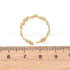 Offene Manschettenringe aus 304 Edelstahl für Damen&nbsp;RJEW-K309-21G