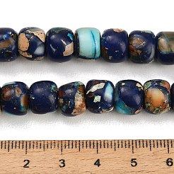 Brins de perles de jaspe impérial synthétique teint&nbsp;GG-CBAA20A-03E