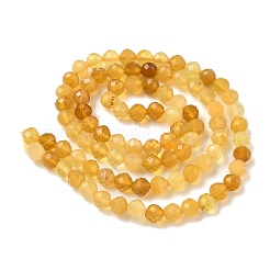 Natürliche gelb Opalkorne Stränge&nbsp;LS-G-D306-A05-4mm