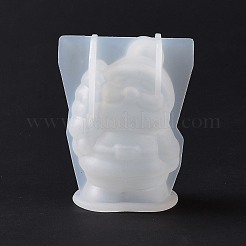 DIY 3d Weihnachten Weihnachtsmann Display Dekoration Silikon Statue Formen&nbsp;LS-DIY-G058-B05