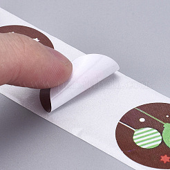 Weihnachtsrolle Aufkleber&nbsp;DIY-J002-B09