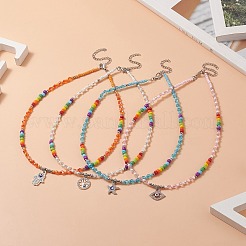 Collier pendentif strass&nbsp;NJEW-JN04259