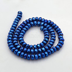 Electroplate non magnetici ematite sintetico fili di perline&nbsp;G-J208F-02