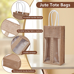 4 Stück Jute-Tragetaschen&nbsp;ABAG-WA0001-27