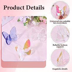 Glas-Schmetterlings-Displaydekorationen&nbsp;AJEW-WH20019-14D
