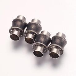 Fermoirs magnétiques en acier inoxydable 304 avec emembouts collées&nbsp;STAS-F124-04