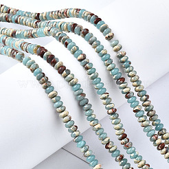 Fili di perline sintetici aqua jasper&nbsp;G-S366-102B