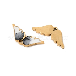 304 Edelstahl-Emaille-Anhänger&nbsp;STAS-G386-07G