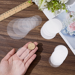 240 pieza de película de plástico transparente de 6 estilos para insignia&nbsp;DIY-CP0013-94