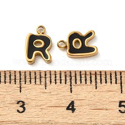304 Edelstahl-Emaille-Anhänger&nbsp;STAS-L022-292G-R