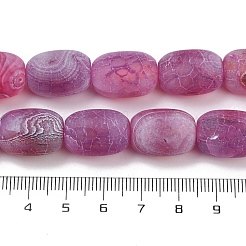 Chapelets de perle en agate naturelle patinée&nbsp;G-NH0047-B05-02