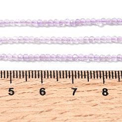 Natürliche Lavendel-Amethyst-Perlenstränge&nbsp;G-Z121-A01-2mm