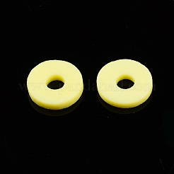 Chapelets de perle en pâte polymère manuel&nbsp;CLAY-R089-6mm-T02B-12