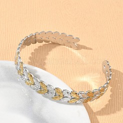 304 Edelstahl-Armreife für Damen&nbsp;BJEW-D466-02GP