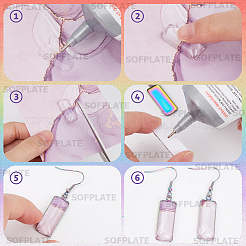 Kits de aretes colgantes de diy&nbsp;DIY-SP0001-96RC